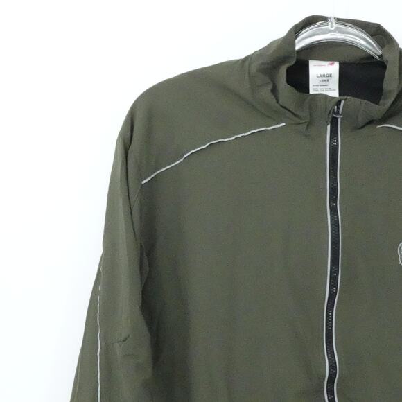 US Marines Jacket Mens Large Long New Balance Windbreaker Made USA Full Zip - Picture 4 of 14